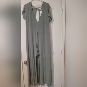 Elegant Sage Green Romper